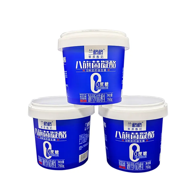 Wadah Makanan Ringan PP Cetakan Injeksi dengan Label IML