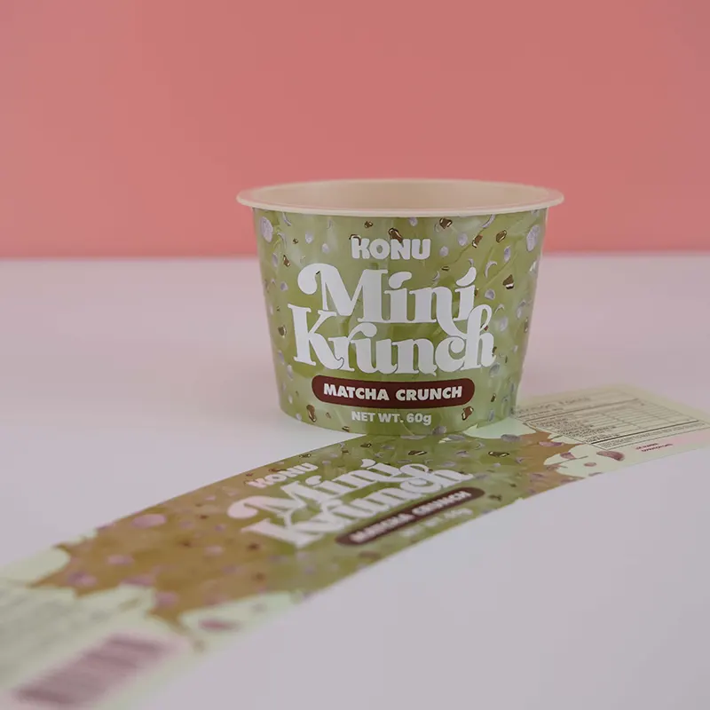 Label IML Cetakan Injeksi Piala Yogurt PP